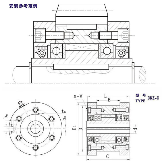 CKZ-C滚柱式超越绿巨人污WWW在线观看免费下载结构图